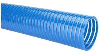 MANGUEIRA CORRUGADA 1. 1/4 AZUL (SUCÇÃO) - Mangueira Corrugada