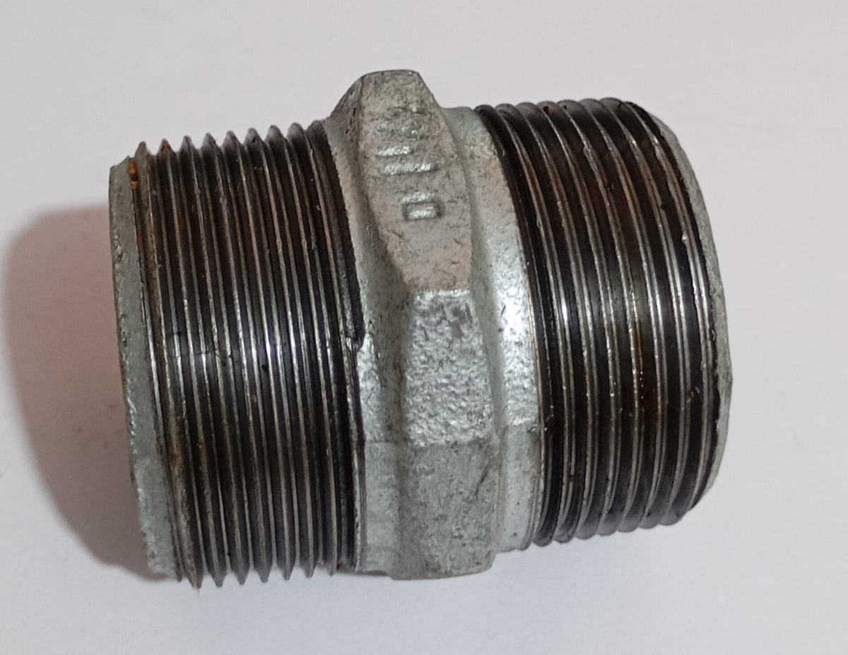 NIPLE GALVANIZADO 1. 1/2 - Acessórios