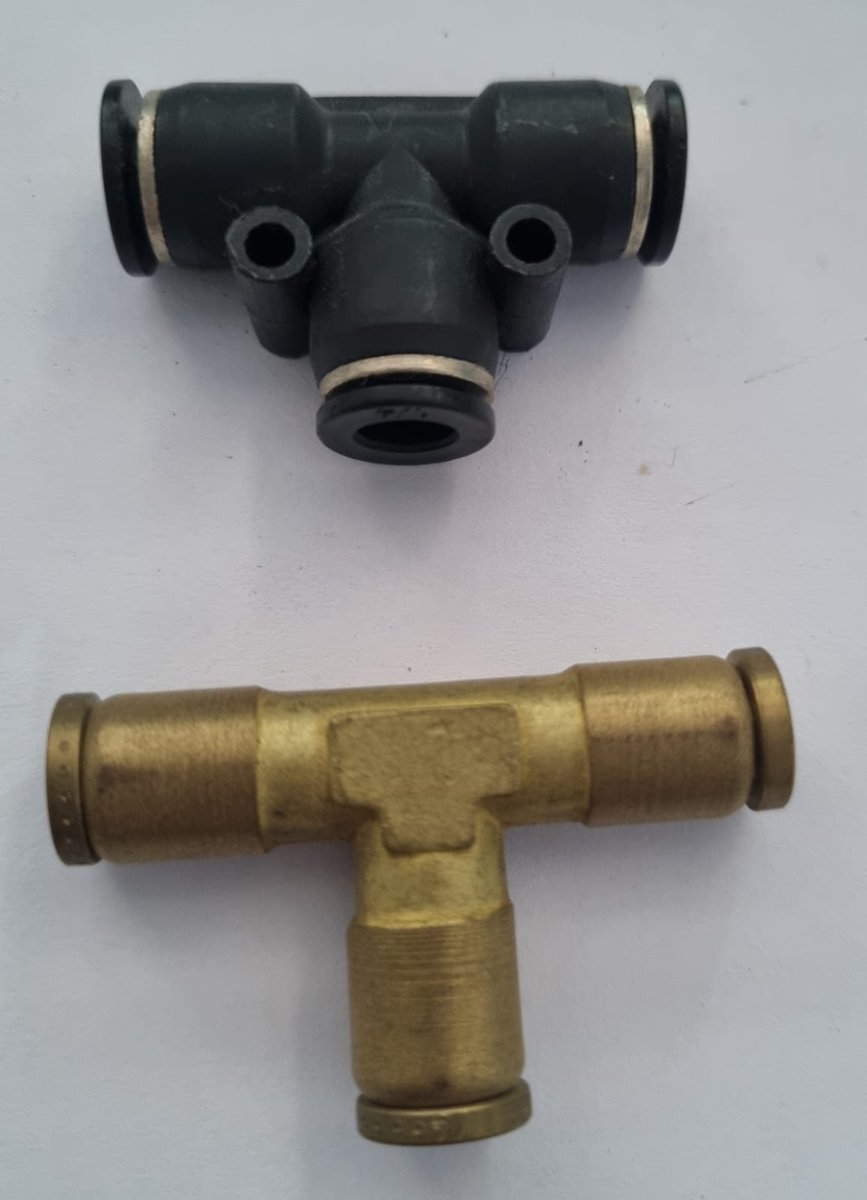 TEE INSTANTÂNEO 4 - Conexão Pneumática